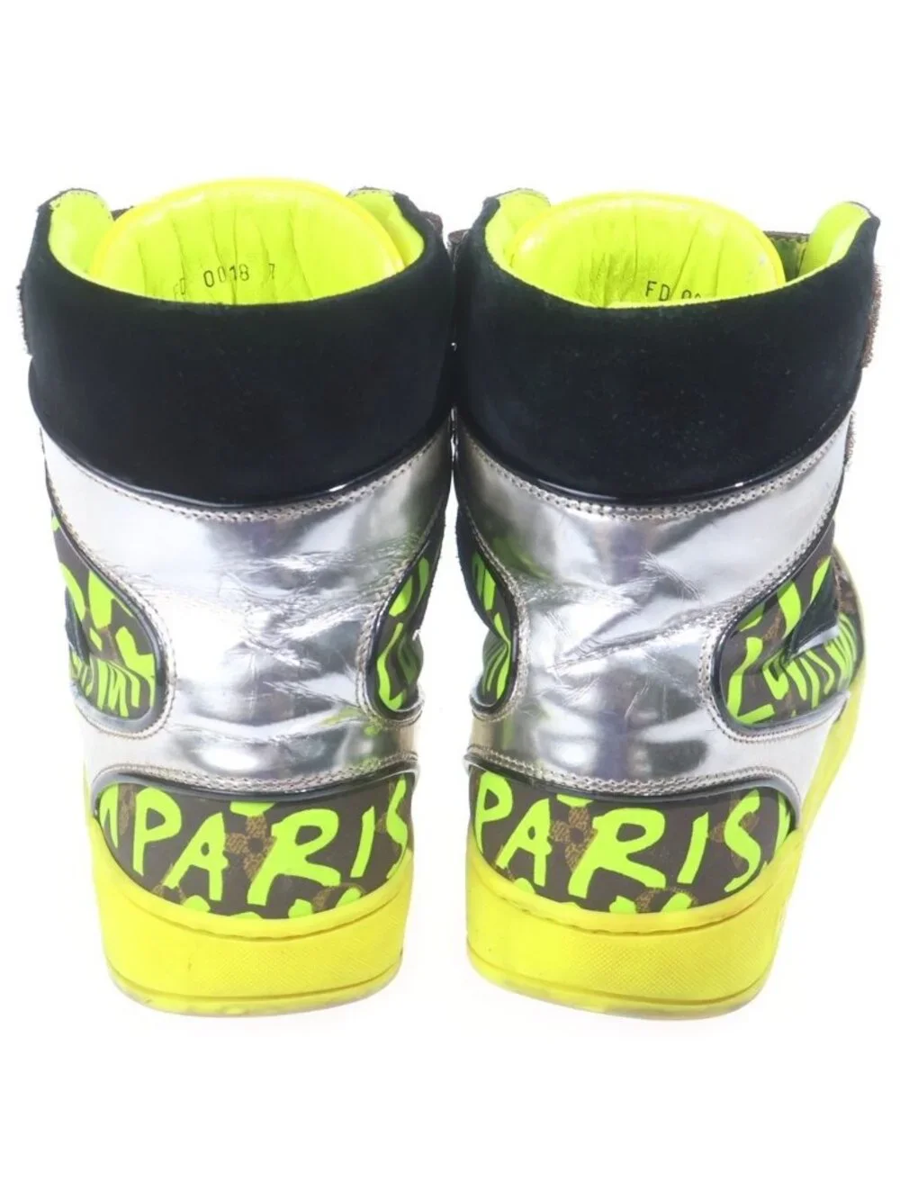Louis Vuitton Steven Sprouse Monogram Graffiti High Cut Sneakers Multi